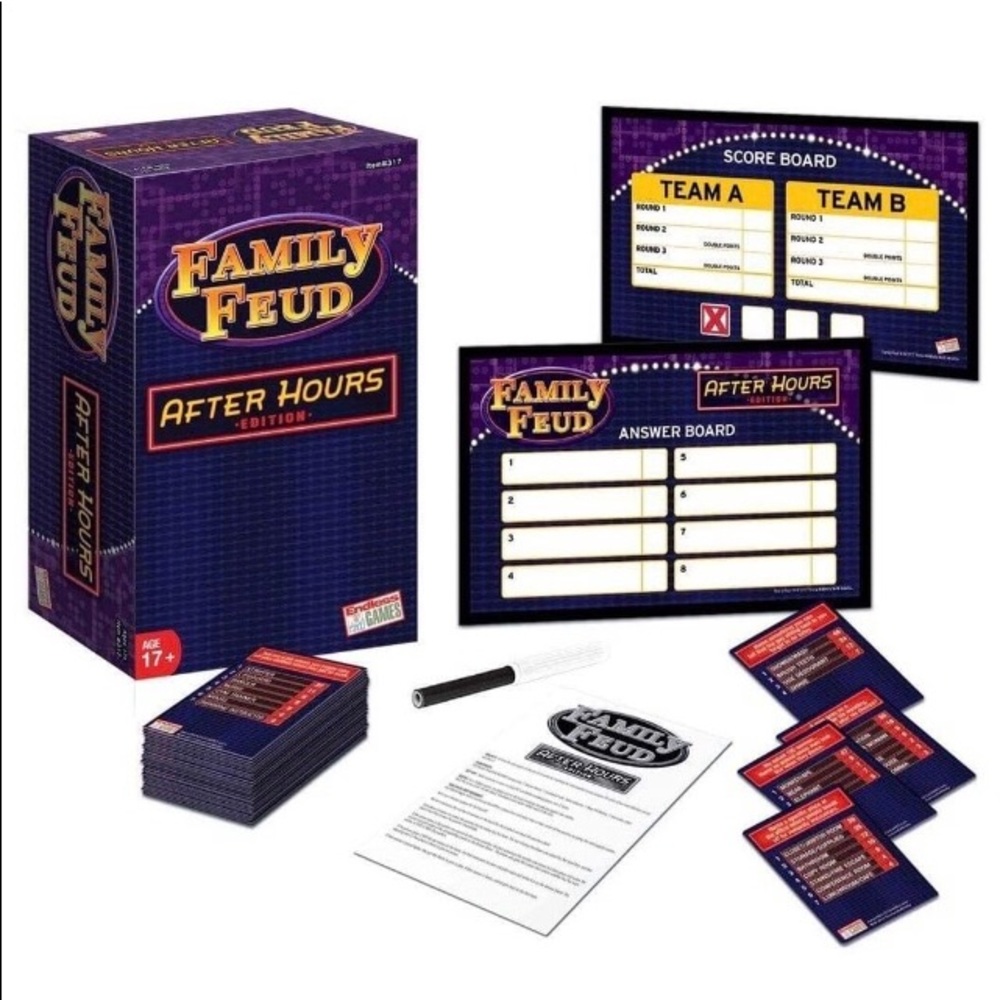 NWT never played Family Feud Game ADULT edition!